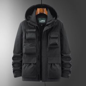 Outdoor Shell Jacket (Option: Black-XXXL)