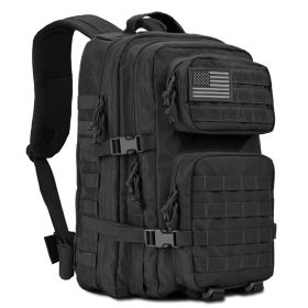 Men's Molle Military Tactical Backpack (45 Liter) (Color: Black)