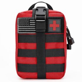 Tactical First Aid Bag (Color: Red)