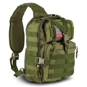 EDC Range Bag - Pistol Sling Backpack (14 Liter) (Color: Army Green)